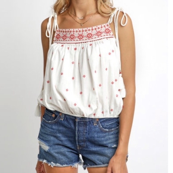 Free People Tops - Free People eternal love embroidery